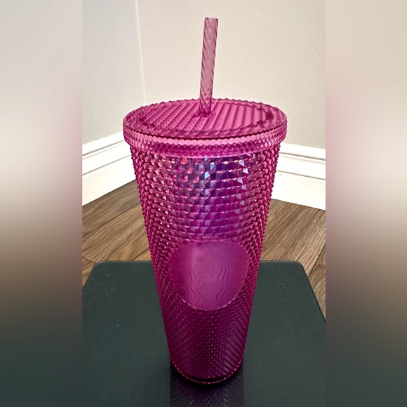 BNWT Starbucks Disney Pink Studded Cold Drink Tumbler 50th Anniversary - Picture 1 of 4
